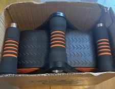 Automatic Abdominal Wheel Rebound with Knee Pad Mat, Core Muscle Ab Trainer