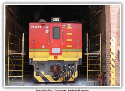 South African Class 21E   train railroad _issue3