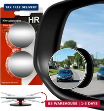 Blind Spot Mirror For Car 2 Pack - Hd Frameless Wide-angle Convex Mirror For S