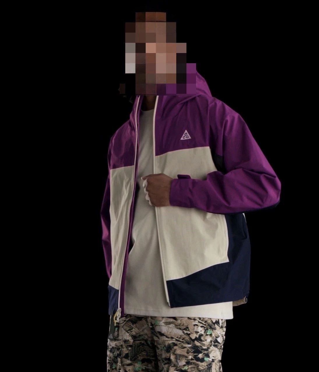HJ2687-505 Size Small Nike ACG "Morpho" Men's Storm-FIT ADV Rain Jacket