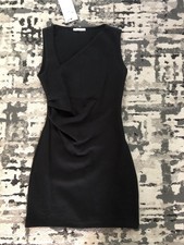 ZARA Black Sleeveless Dress Size S/M Brand New With Tags