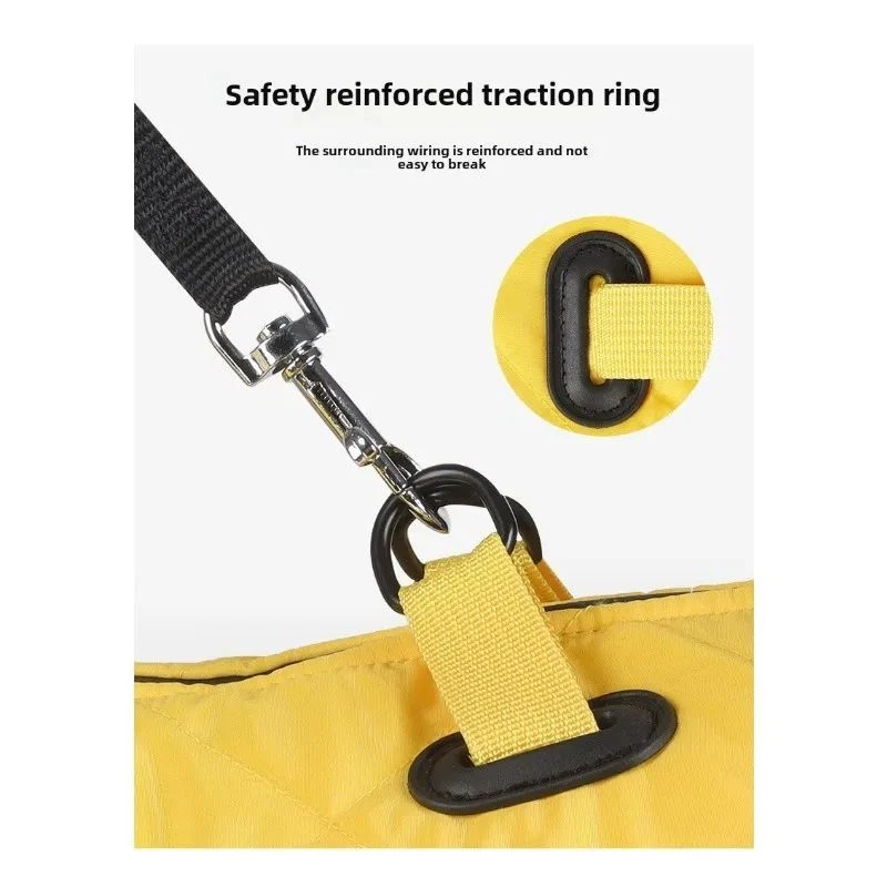 Waterproof Winter Dog Coat with Harness | Warm Reflective Pet Jacket for Small & - Image 4 of 4