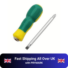 Reversible Double Ended Screwdriver 2-in-1 Flat Slot & Philips Cross Head