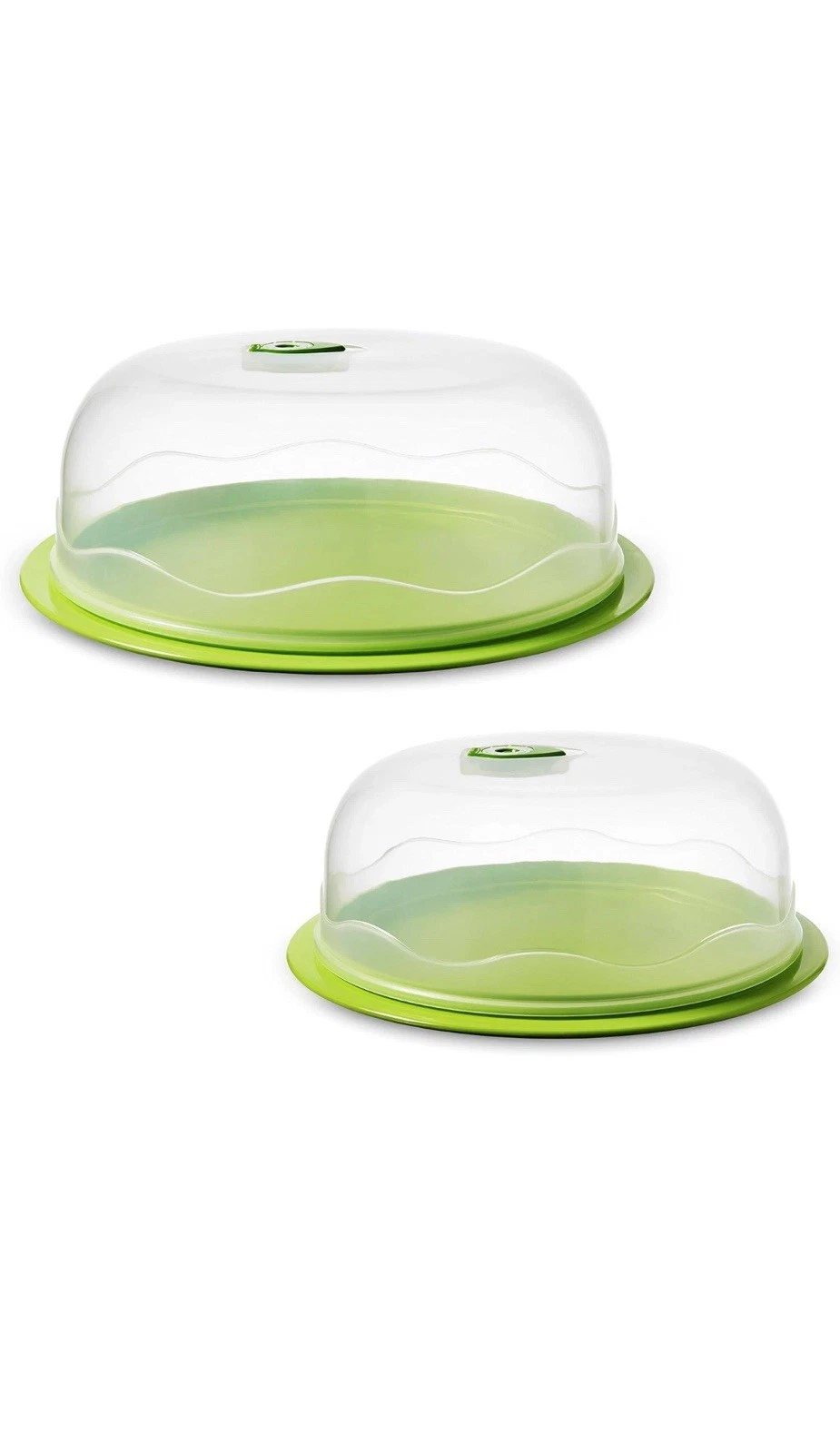 Ozeri Instavac 4-Piece Ready-Serve Domed Food Storage Container, Vacuum Seal