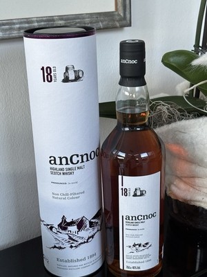 AnCnoc 18 Jahre Single Malt Scotch Whisky 0,7 l 46 % ungeöffnet OVP