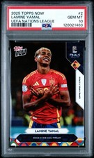 LAMINE YAMAL 2025 Topps NOW UEFA NATIONS LEAGUE FINALS #2 PSA 10 SPAIN🔥🔥