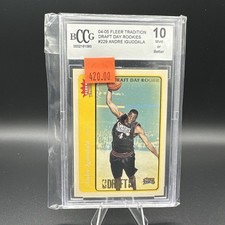 2004-05 Fleer Tradition - Andre Iguodala #229 Draft Day Rookie /375 BCCG 10