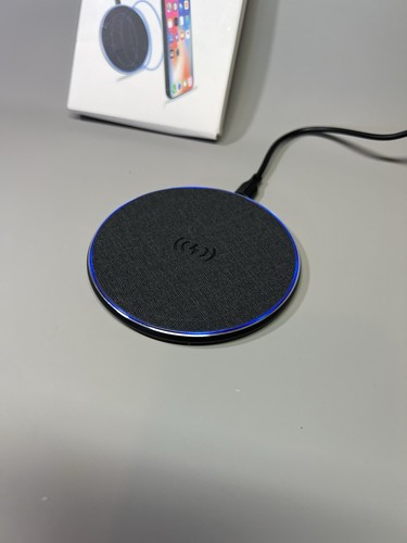 Fast Wireless Charger 15W Charging Pad Ultra Slim Round Mat Station Universal - 第 15/19 張圖片