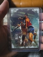 1 Gr Silver .999 Custom Trading Art Card 1 Of 1 Wilt Chamberlain Bill Russell