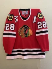 Steve Larmer Chicago Blackhawks 1991-92 Jersey CCM XL