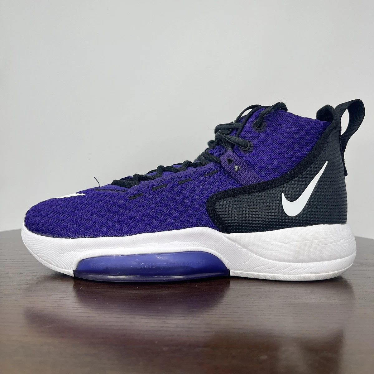 Size‎ 14.5 Nike Zoom Shift TB Low Purple Mens Basketball Sneakers 942802-502 Nike Zoom Rize TB Purple for Sale | Authenticity Guaranteed  main image 3