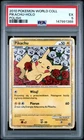2010 POKEMON WORLD COLL POLISH PIKACHU-HOLO PSA 5