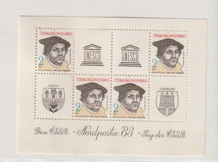 TCHECOSLOVAQUIE BLOC NEUF NORDPOSTA 1983 ETAT EXCELLENT - Photo 1/1