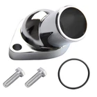 Chrome 50 Degree Thermostat Housing 2660 for Small Block Chevy SBC V8 1955-1965