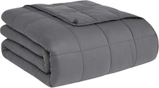 Weighted Blanket for Adults (15Lbs, 48"X72", Full, Grey) Heavy Blanket for 140-1