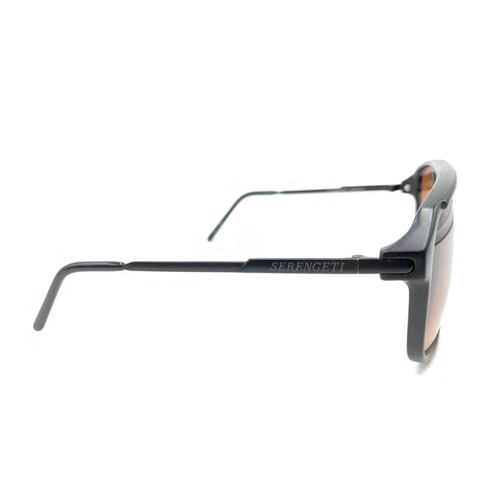 Gafas de sol Serengeti Drivers 5310K negras aviador lentes marrones 61-14 140 Japón Foto 4 de 4