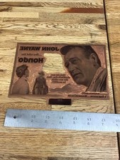 1953 Hondo - JOHN WAYNE - Copper Letter Press Printing Block Plate NN.6