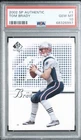 Tom Brady 2002 #1 SP Authentic New England Patriots