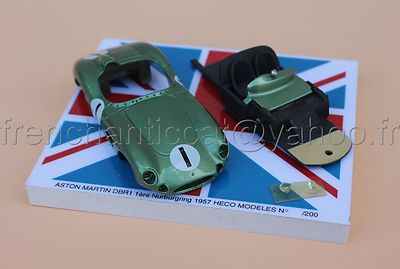 1957 SG Aston Martin DBR1 Nurburgring Collector 1/43 Heco Miniatures Car