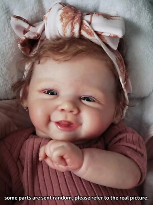 18 Inch Vivienne Soft Vinyl Reborn Baby Doll 3D Painted Skin Silicone Touch