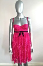 Dolce & Gabbana lace dress - pink - size 40 (100% silk lining)