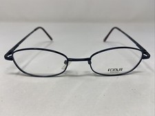 Focus Eyewear 37 Blu 46-18-135 Blue Metal Full Rim Eyeglasses Frame Jb65