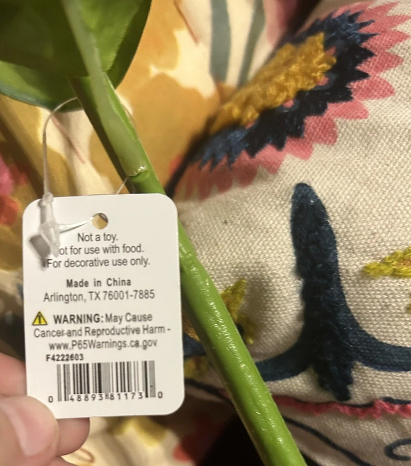 Raz Imports, 20" Real Touch Hortensia - Verde Claro (F4222603) Foto 3 de 4