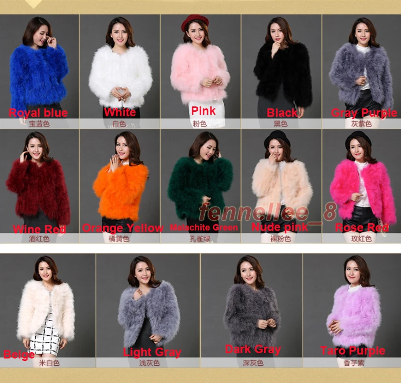 Winter feather store coats