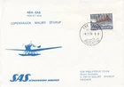 DENMARK  SAS COPENHAGEN-MALMO-STURUP 1974  FDC1973
