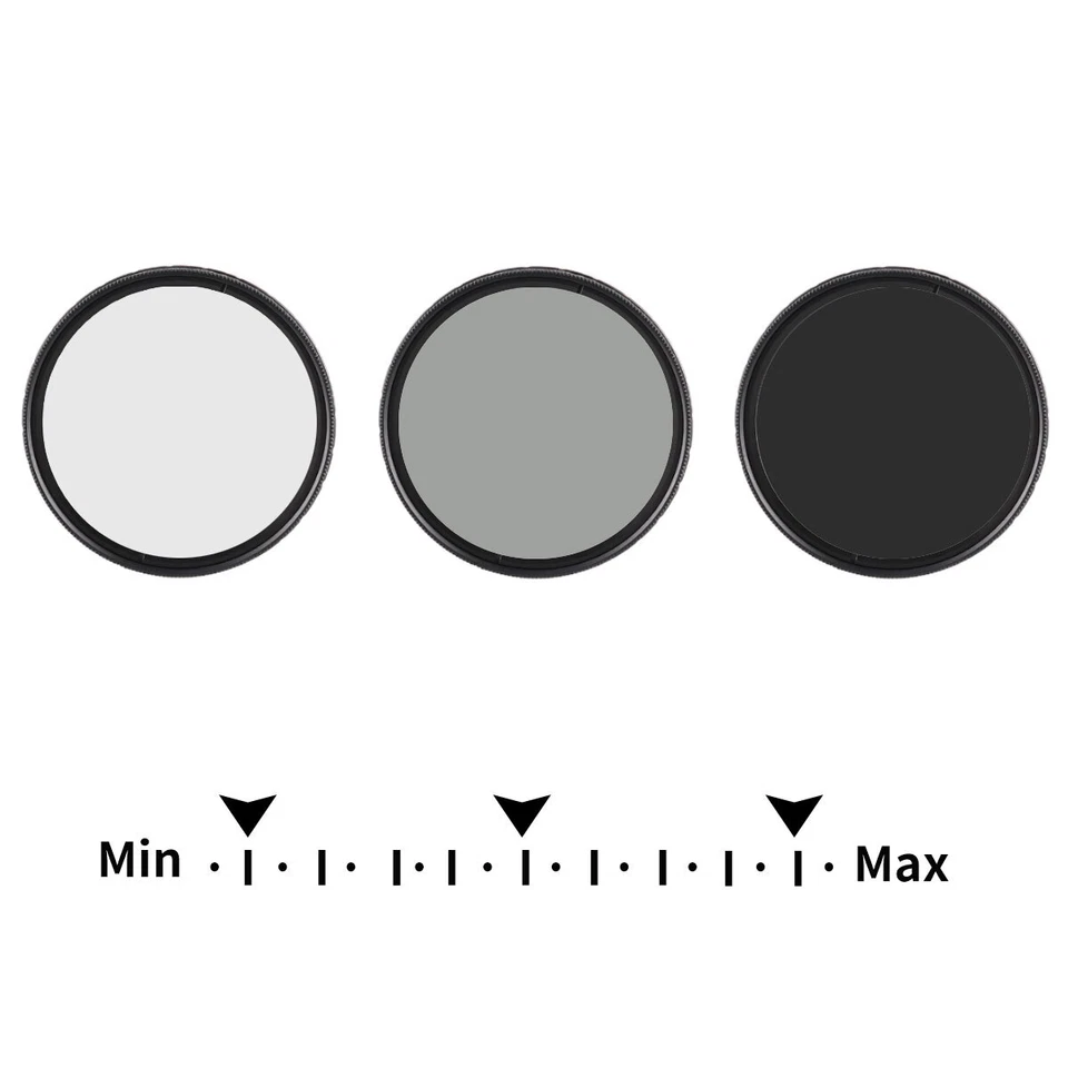 FOTGA 82mm Slim ND2 to ND400 ND-MC Filters Fits for DSLR Mirrorless Camera Lens - Image 2 of 4