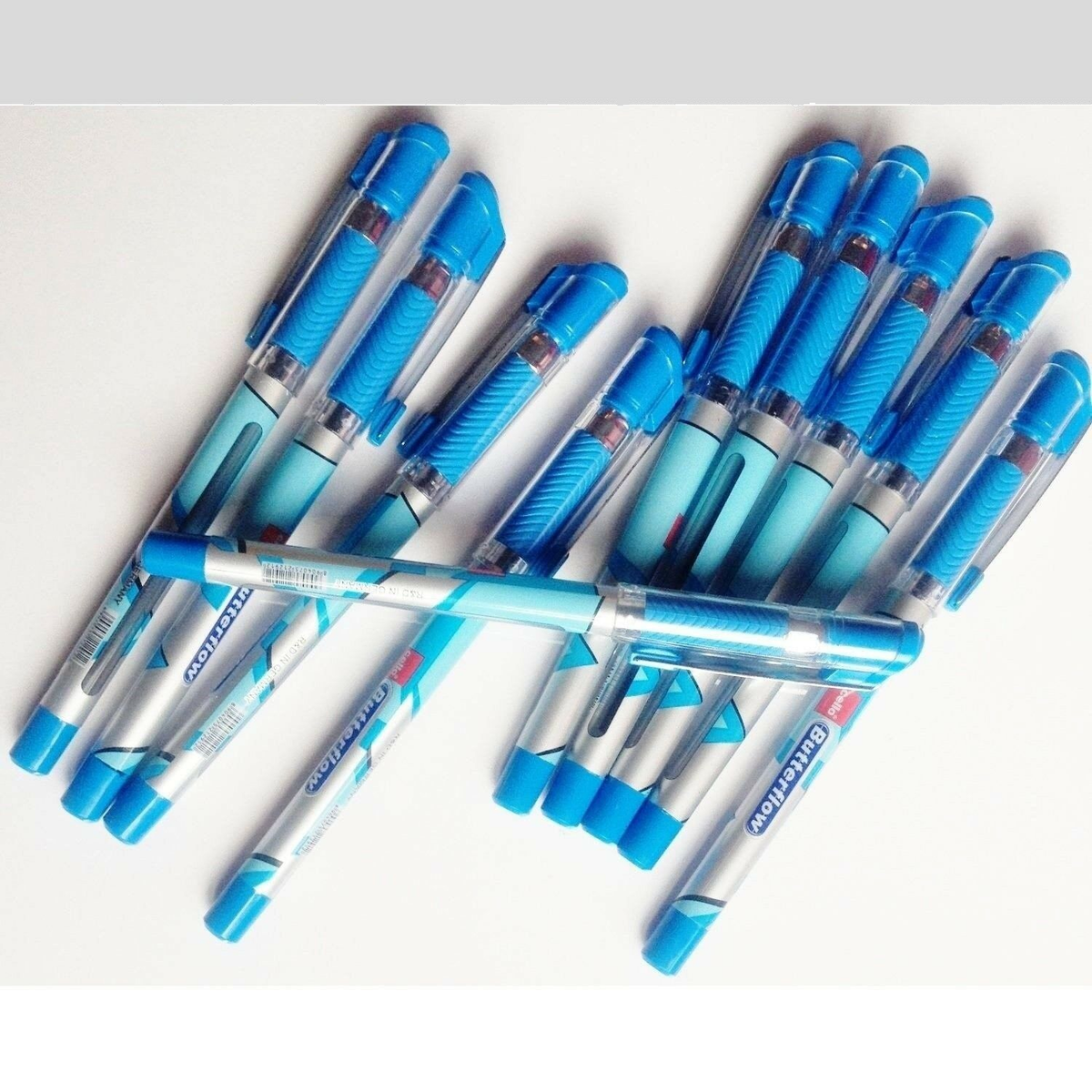 Cello Butterflow Smooth Writing Fine Ball Pen Blue Pack of 10