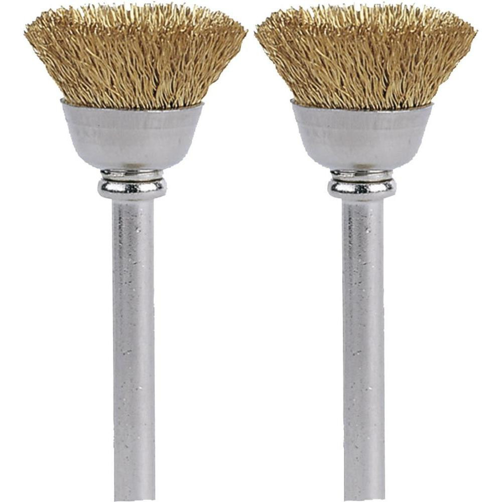 Dremel 536 Brass Brush Wheel 13mm Polish Bristle  26150536JA