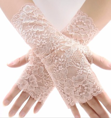 SPITZE ARMSTULPEN SPITZEN HANDSCHUHE GOTHIC FESTIVAL WGT COSPLAY LOLITA PUNK S