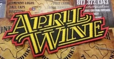 EMBROIDERED APRIL WINE ROCK BAND PATCH (Please Read Ad)