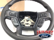 15 thru 20 F-150 OEM Ford Black Urethane Steering Wheel w/ Cruise FL3Z-3600-CA