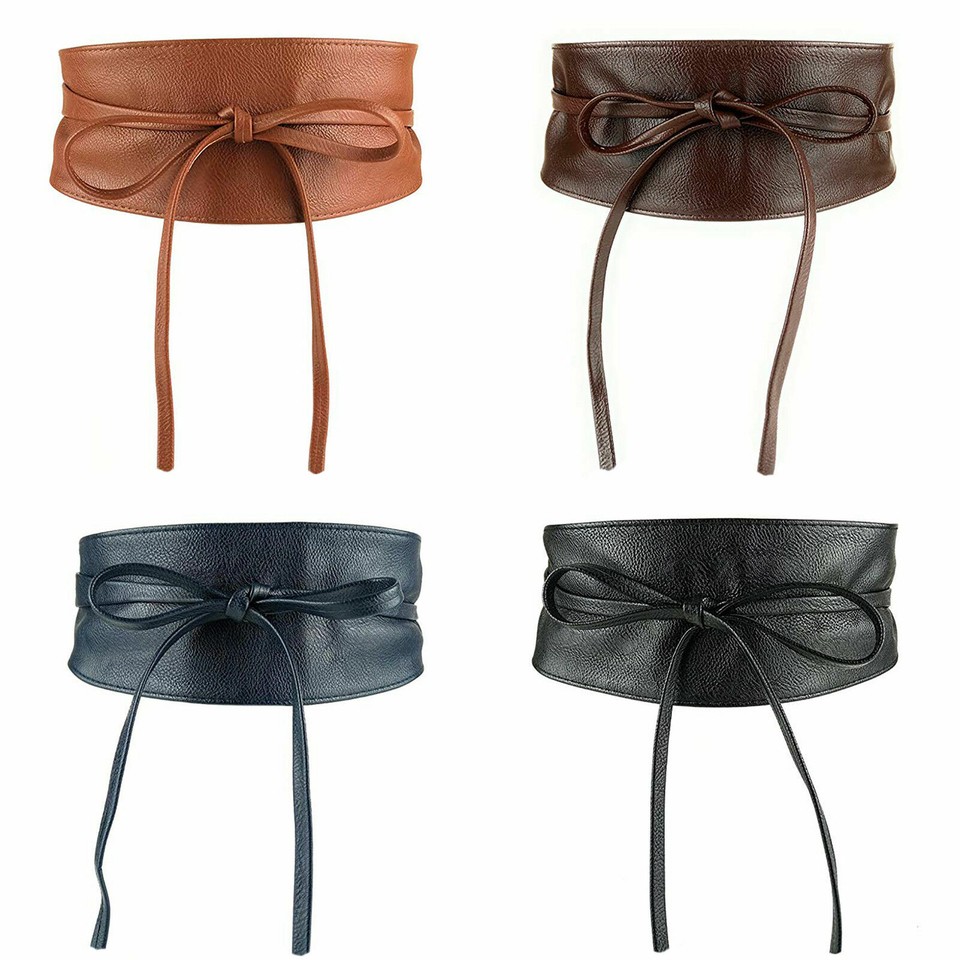 Cinturón Mujer Fajín Cinturón Ceñidor Eco Piel Casual Más Colores Veque