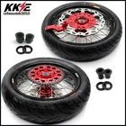 KKE 3.5/4.25*17'' Supermoto Wheels Fit Honda CRF250X 2004 CRF450X 2005-2018 Tyre