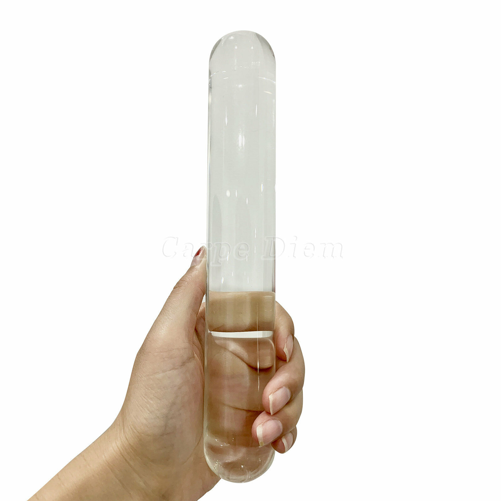 Large Glass Dildo Anal Butt Plug G Spot Clit Massager Women Sex Toy Ebay