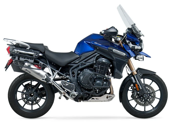Silenciador de escape Yoshimura RS4T Triumph Tiger 1200 Explorer XC 2012 2013 - Imagem 3 de 4