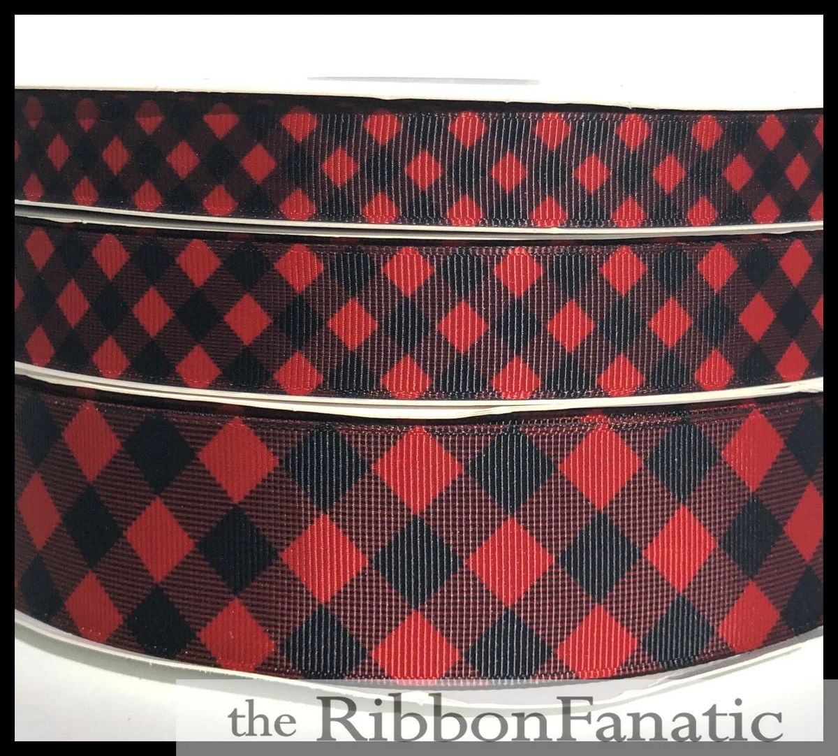 Plaid on sale grosgrain ribbon