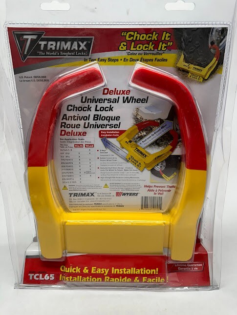 Trimax TCL65 Deluxe Wheel Chock / Lock {whse2.26A3} | eBay