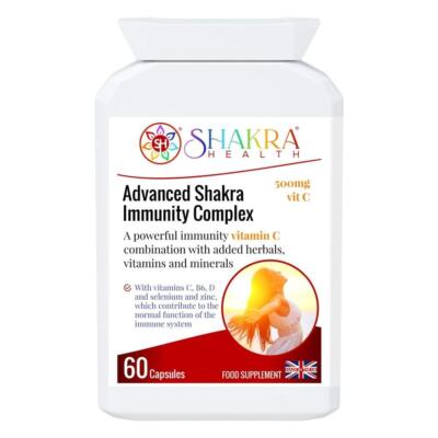 Advanced Shakra Immunity Complex Antioxidans; Immununterstützung; Energie; Darm