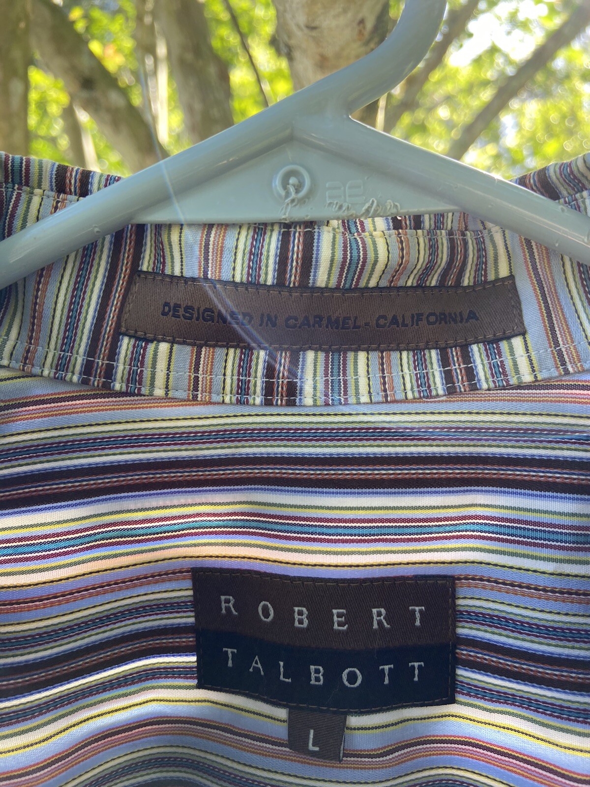 Robert Talbott Gorgeous Multi Pastel Pinstriped L… - image 3