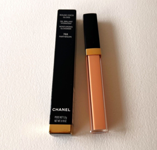 CHANEL Rouge Coco Gloss Moisturizing Glossimer 788 PARTHENOPE Lip Gloss - Picture 1 of 2