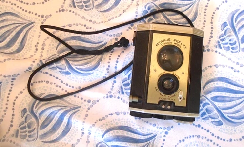 Kodak Vintage Brownie Reflex Synchro Model - Antique Camera - 1940's Made in USA