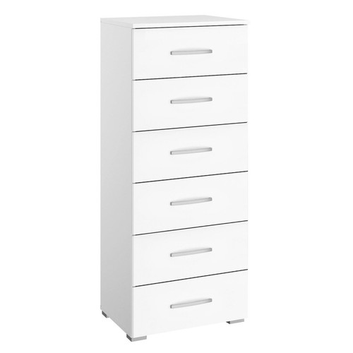 Kommode - Alpinweiß - 47 cm breit Sideboard Anrichte Beistellschrank - Bild 1 von 3