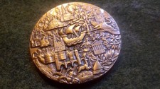 MEDAILLE BRONZE  COLLECTION TOURING CLUB DE FRANCE FRENCH MEDAL 1964 VINTAGE