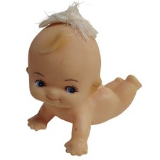 Vintage Kewpie Baby Doll 4" With Adorable Big Eyes & Chubby Cheeks
