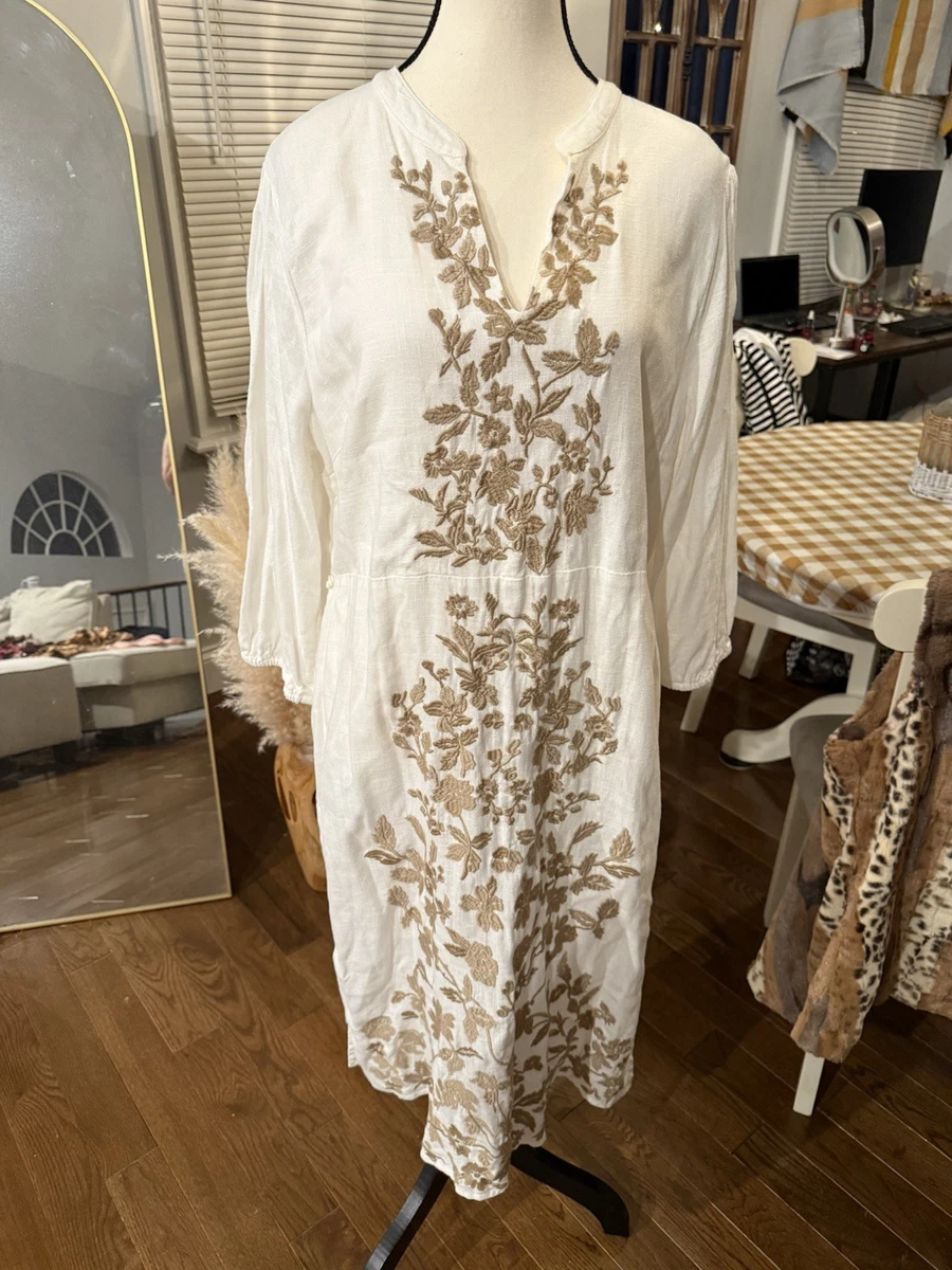 Las Mejores Ofertas En Vestidos Blans Para Mujeres N Bordado