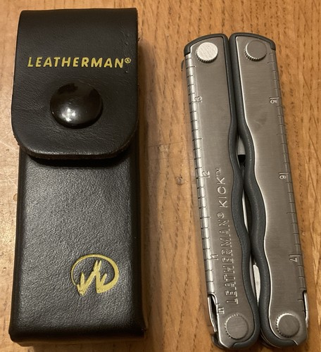 NOB Leatherman Kick Multi-Tool mit Lederscheide